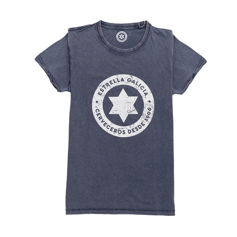 Camiseta Estrella Galicia Edición Limitada "Cerveceros desde 1906 Azul"