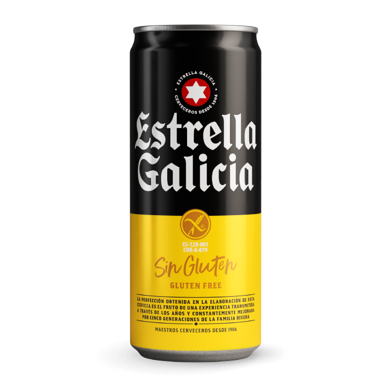 Estrella Galicia Sin Gluten, 24 latas de 33 cl