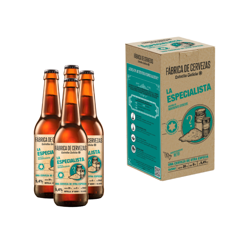 Fábrica de Cervezas Edición La Especialista, 4 botellas de 50 cl