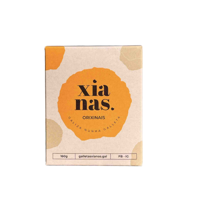 Galletas originales de Xianas, caja de 160 g