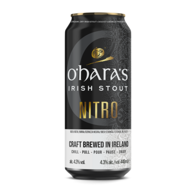 OHara's Irish Stout Nitro, 6 latas de 44 cl
