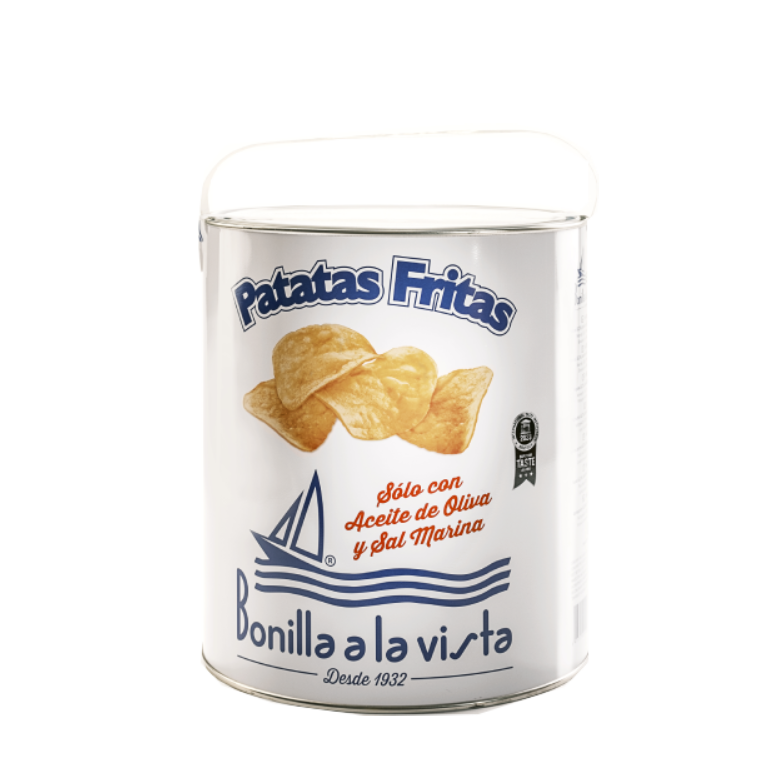 Patatas fritas de Bonilla a la Vista, lata de 500 g