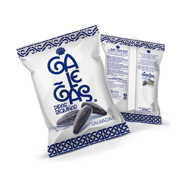 Pipas con sal de Pipas Galegas, 120 g