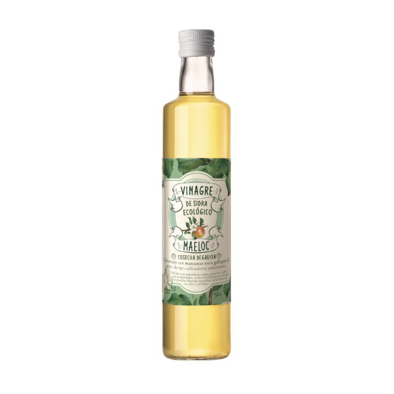 Vinagre de sidra ecológico Maeloc, 50 cl