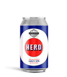 Basqueland Hero Hazy IPA 0,5%, 24 latas de 33 cl