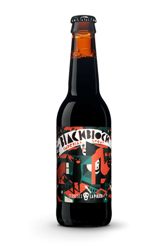 La Pirata Black Block, 12 botellas de 33 cl