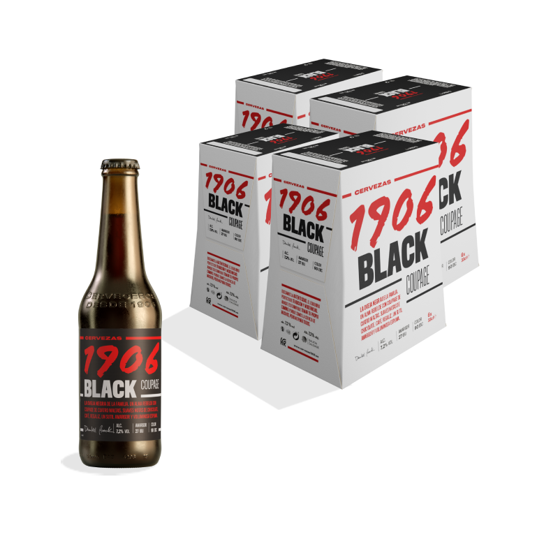 1906 Black Coupage, 24 botellas de 33 cl