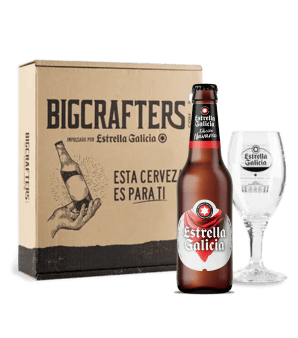 Estrella Galicia edición Navarra con copa Atlántica