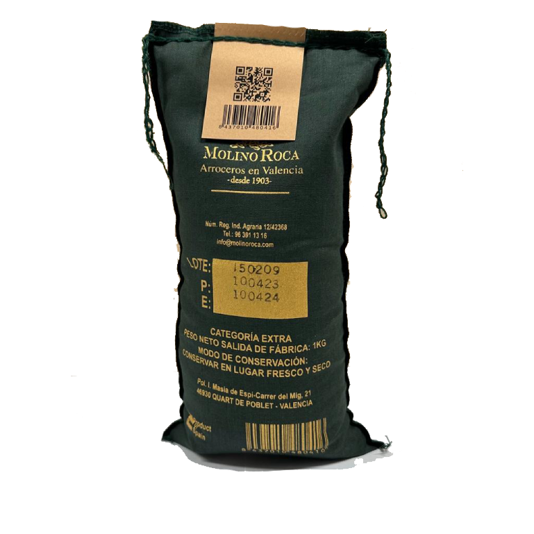 Arroz dinamita gran reserva de Molino Roca, 2 sacos de 1 kg