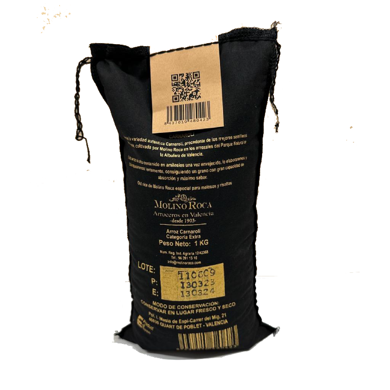 Arroz old rice carnaroli de Molino Roca, 2 sacos de 1 kg