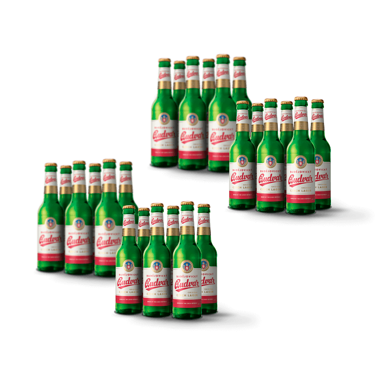 Budejovicky Budvar, 24 botellas de 33 cl