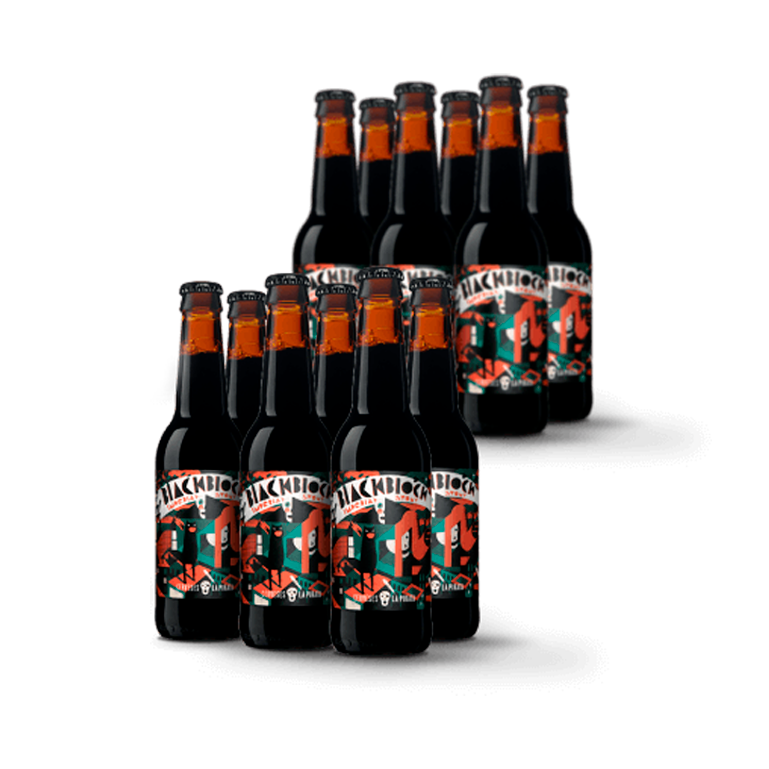 La Pirata Black Block, 12 botellas de 33 cl