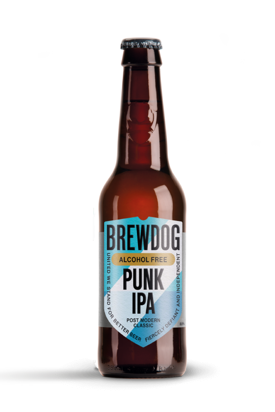 Brewdog Punk IPA sin alcohol, 12 botellas de 33 cl