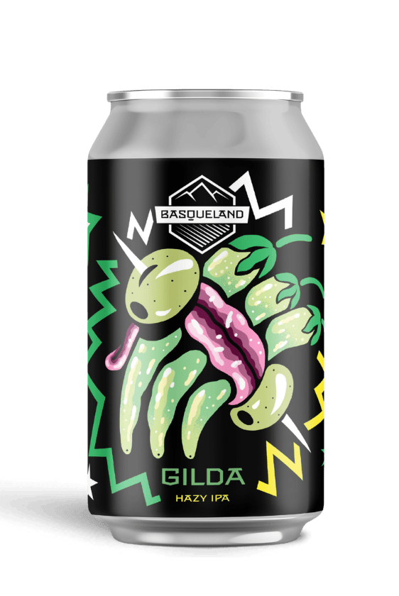 Basqueland Gilda Hazy IPA, 24 latas de 33 cl