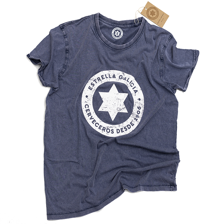 Camiseta Estrella Galicia Edición Limitada "Cerveceros desde 1906 Azul"