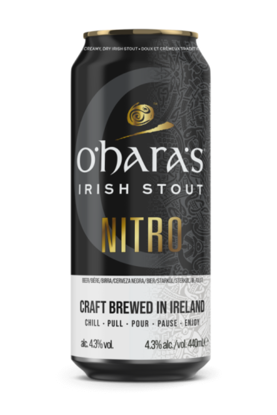 OHara's Irish Stout Nitro, 6 latas de 44 cl