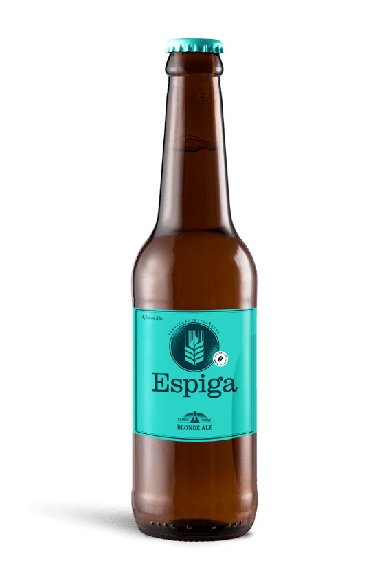 Espiga Blonde Ale sin gluten, botella de 33 cl