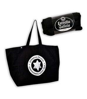 Tote bag negro de Estrella Galicia