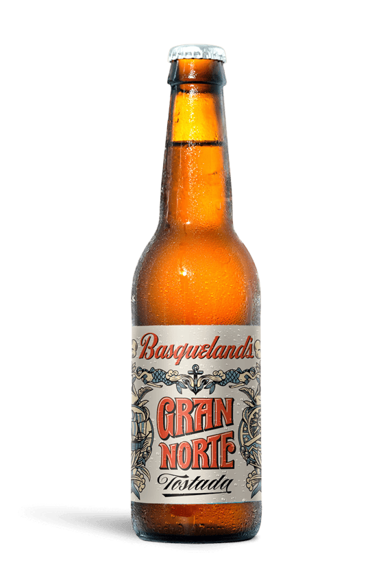 Basqueland Gran Norte Tostada, 12 botellas de 33 cl