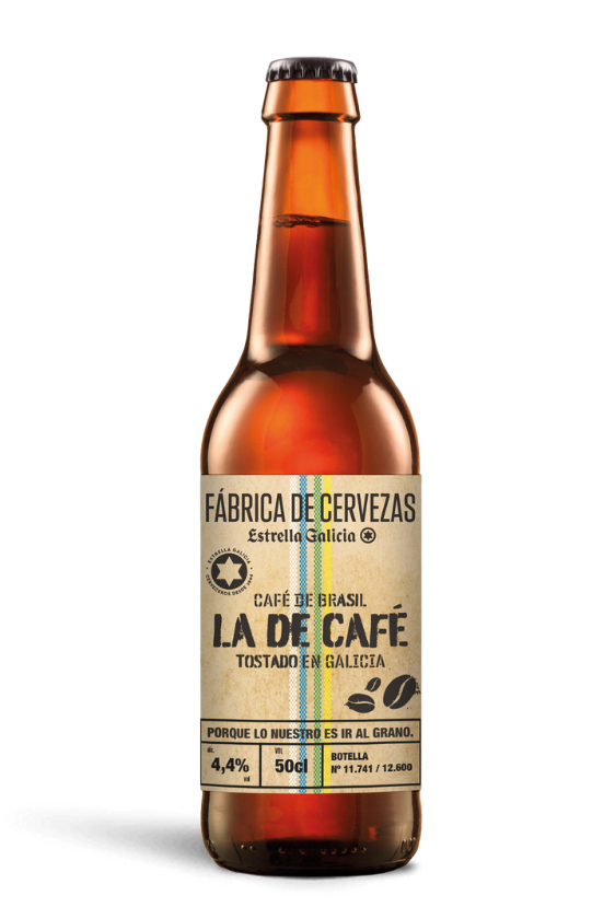 Fábrica de cervezas edición "La De Café", 4 botellas de 50 cl