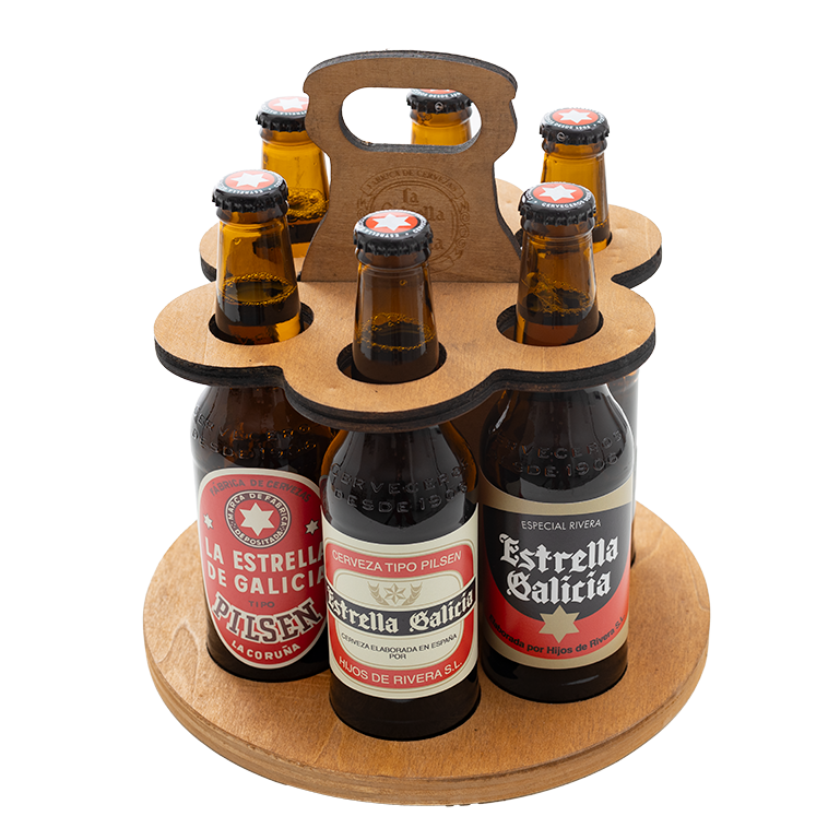 Colección de etiquetas históricas de Estrella Galicia