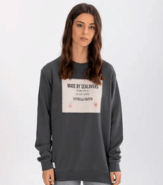 Sudadera elPulpo & Estrella Galicia Rustic Square Gris
