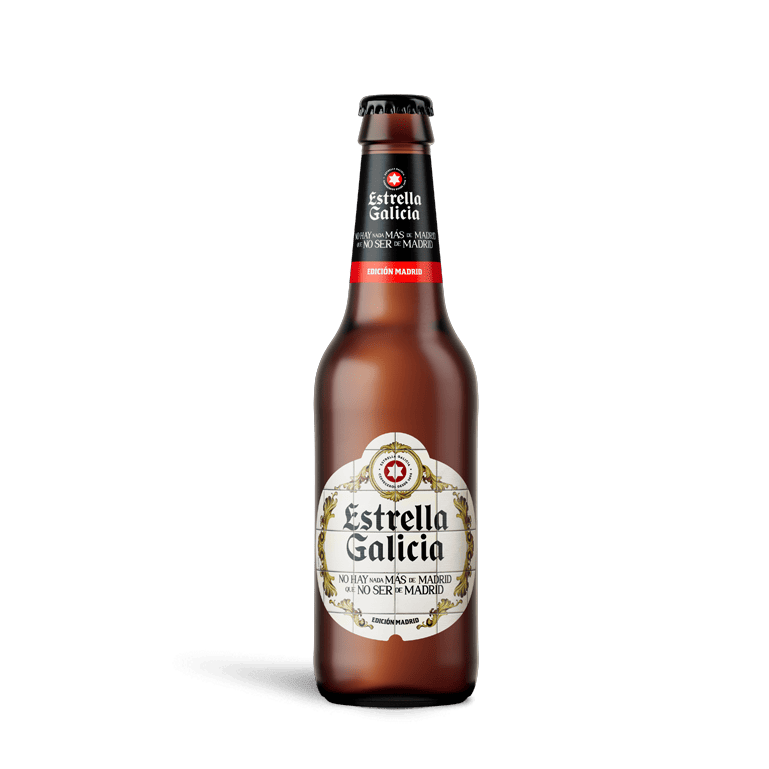 Estrella Galicia edición Madrid con copa Atlántica