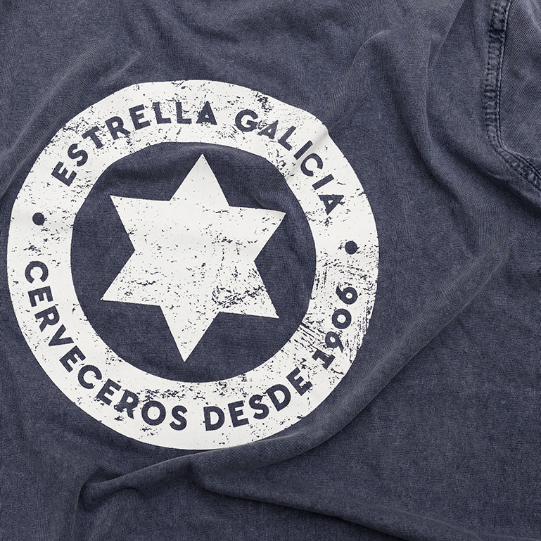Camiseta Estrella Galicia Edición Limitada "Cerveceros desde 1906 Azul"