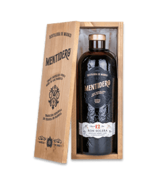 Ron Mentidero Solera 12 años en caja regalo de Destilería de Madrid, 1 botella de 70 cl