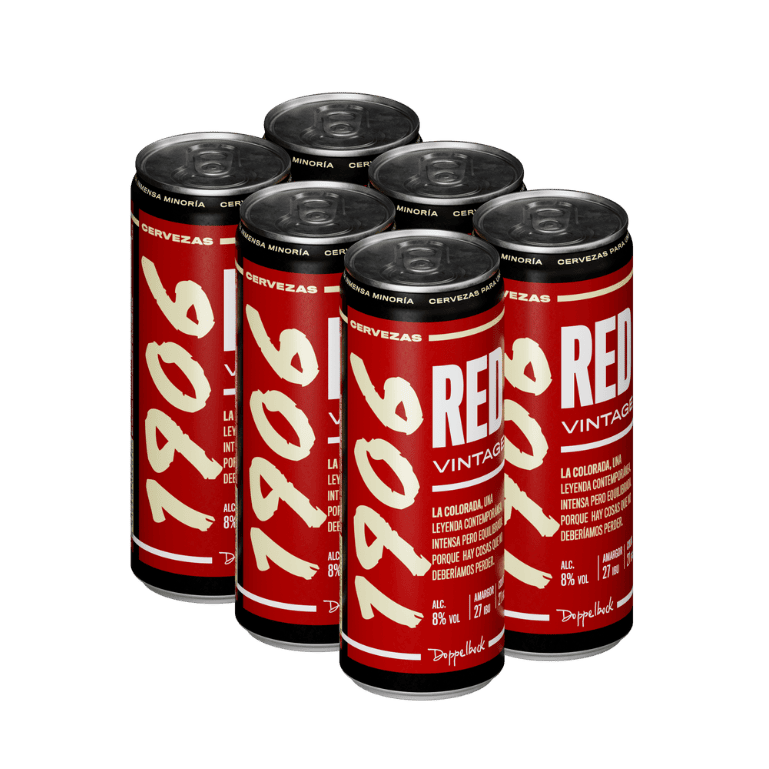 Pack de latas combinado: Cervezas 1906 Reserva Especial y Red Vintage