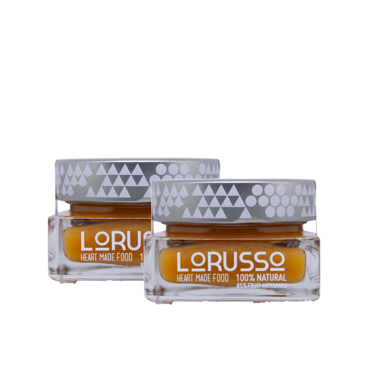 Mermelada extra ecológica de melocotón de Lorusso, 175g