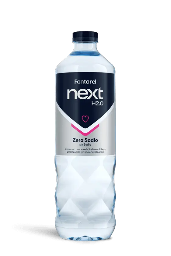 Fontarel Next H2.0 Zero Sodio, 6 botellas de 1 l