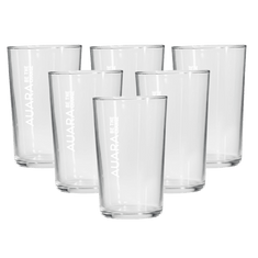 Pack 6 vasos de Auara, 25 cl