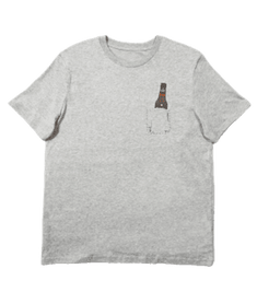Camiseta Estrella Galicia Edición Bolsillo gris claro