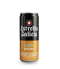 Estrella Galicia 0,0 tostada, 24 latas de 33 cl