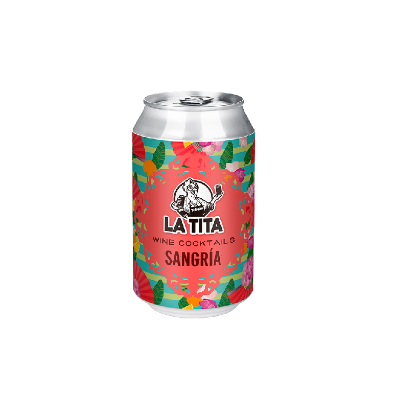Sangría de La Tita Rivera, 24 latas de 33 cl