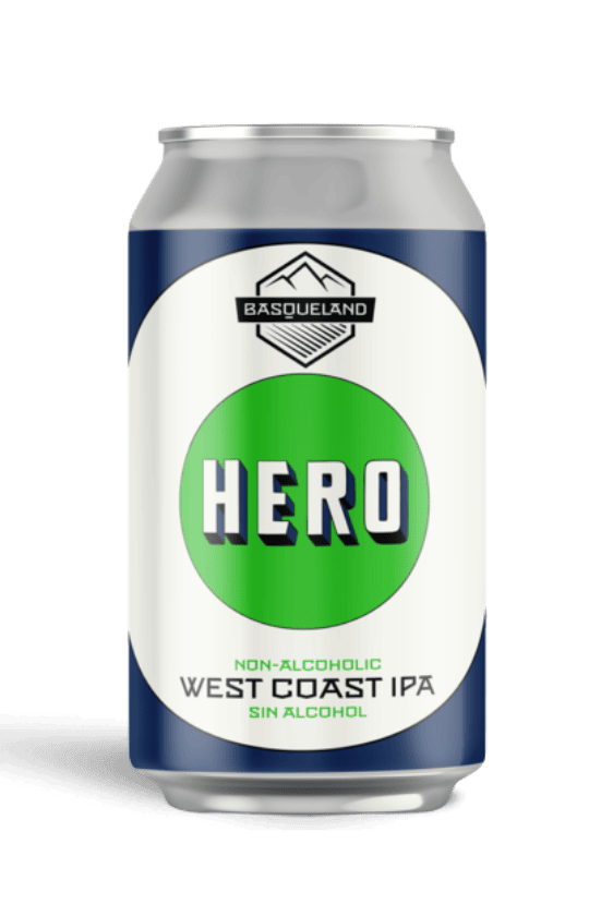 Basqueland Hero West Coast IPA, lata de 33 cl