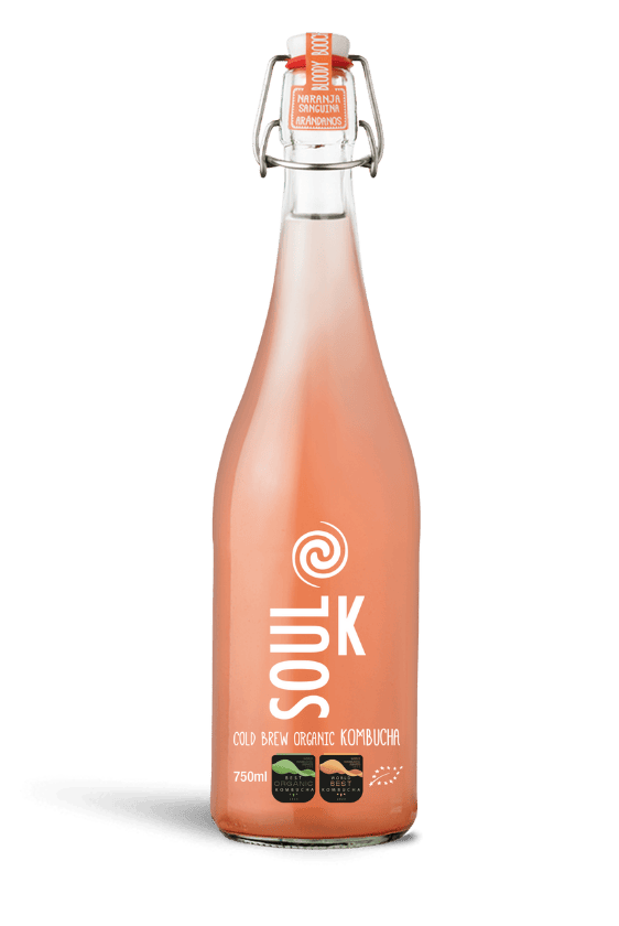 Soul K Bloody Booch - Naranja sanguina y arándanos, 6 botellas de 75 cl