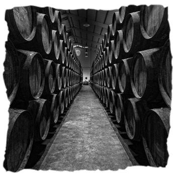 Barriles de Bodega Delgado Zuleta, ubicada en Sanlúcar de Barrameda, es la bodega más antigua del Marco de Jerez desde 1744, famosa por elaborar la emblemática manzanilla La Goya.