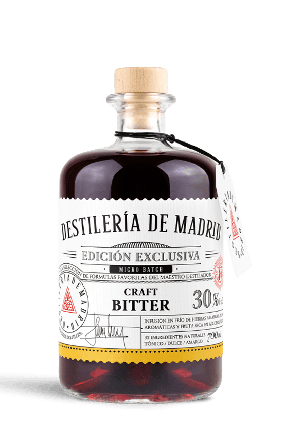 Bitter craft de Destilería de Madrid, 1 botella de 70 cl