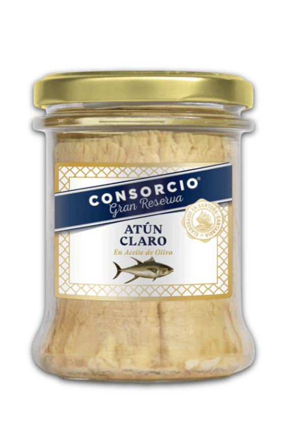 Atún claro en aceite de oliva de Consorcio Gran Reserva, tarro de 190 g