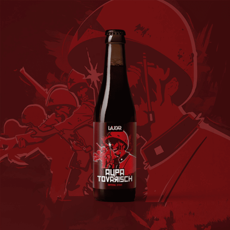 Laugar Aupa Tovarich, botella de 33 cl
