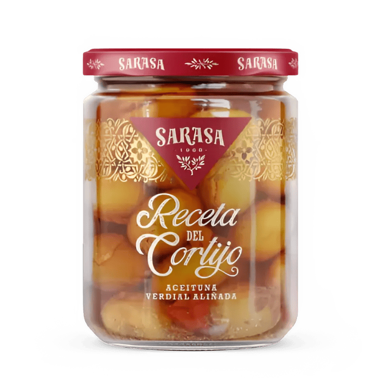 Aceitunas receta del Cortijo de Sarasa, 435 g