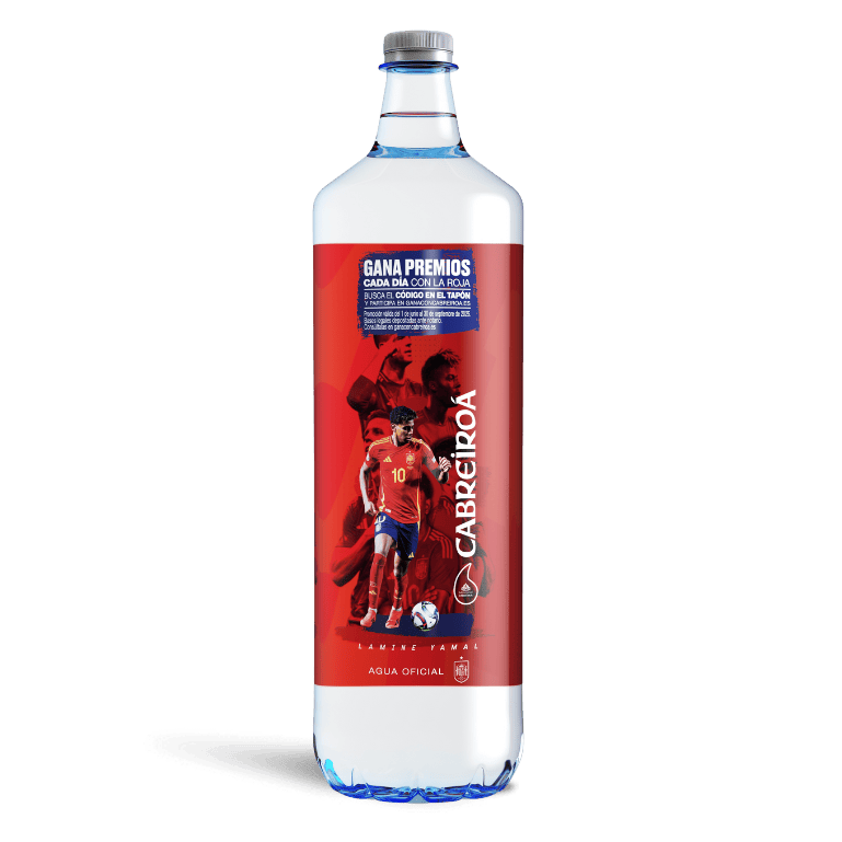 Agua mineral de Cabreiroá, pack 6 botellas de 1,5 l