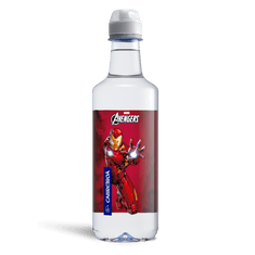 Pack agua mineral edición Los Vengadores de Marvel de Cabreiroá , 24 botellas de 50 cl