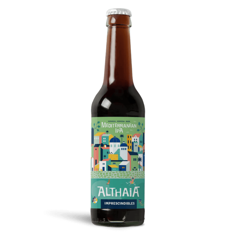 Althaia Mediterranean IPA, botella de 33 cl