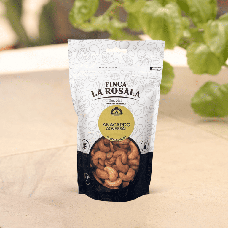 Anacardos con AOVE y sal de Finca La Rosala, 150 g