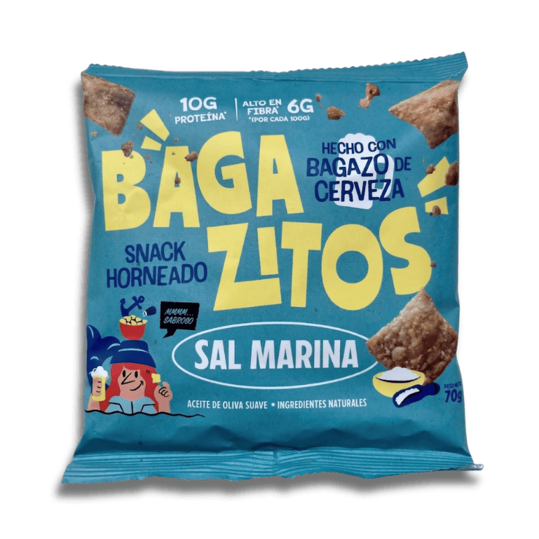 Bagazitos Sal Marina, bolsa de 70 g