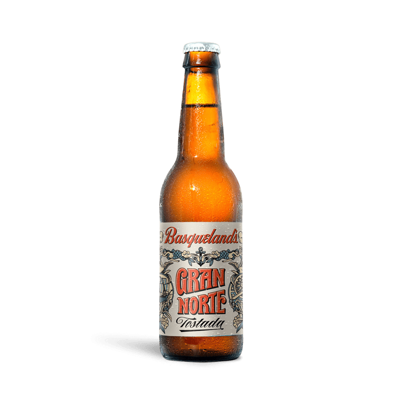 Basqueland Gran Norte Tostada, 12 botellas de 33 cl
