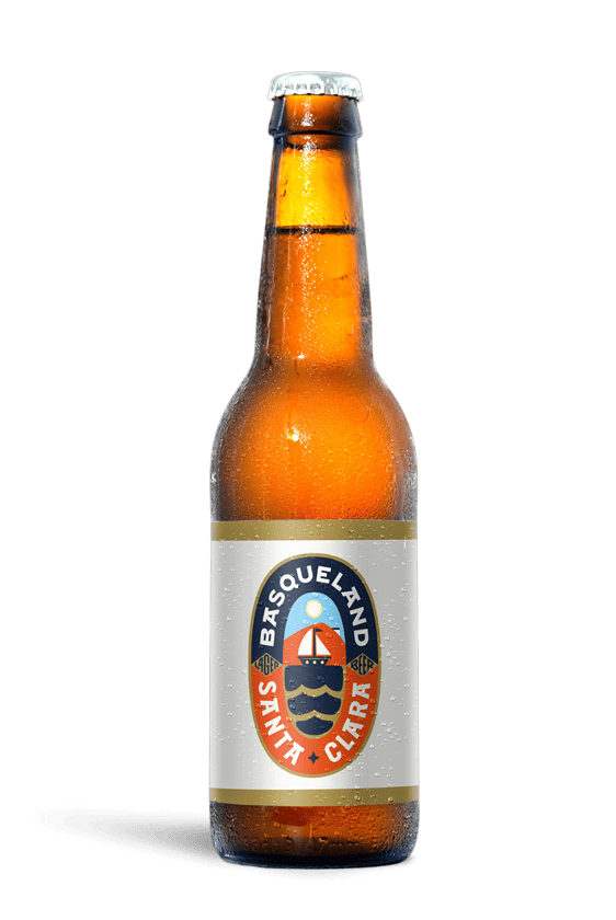 Basqueland Santa Clara Lager, 12 botellas de 33 cl